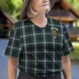 ScotsTee Shop Scottish MacKenzie Dress Clan Crest Tartan T Shirt for Family Tartan Matching Family T Shirts