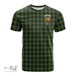 ScotsTee Shop Scottish MacIver Hunting Clan Crest Tartan T Shirt for Family Tartan Matching Family T Shirts