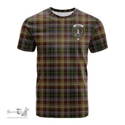 ScotsTee Shop Scottish MacKay of Strathnaver Clan Crest Tartan T Shirt for Family Tartan Matching Family T Shirts
