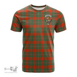ScotsTee Shop Scottish MacGregor Ancient Clan Crest Tartan T Shirt for Family Tartan Matching Family T Shirts