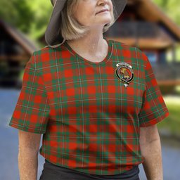 ScotsTee Shop Scottish MacGregor Ancient Clan Crest Tartan T Shirt for Family Tartan Matching Family T Shirts