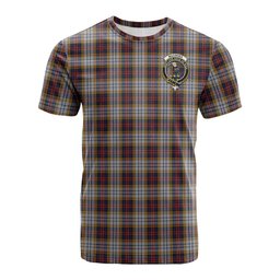 ScotsTee Shop Scottish MacInnes Ancient Hunting Clan Crest Tartan T Shirt for Family Tartan Matching Family T Shirts