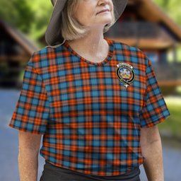 ScotsTee Shop Scottish MacLachlan Ancient Clan Crest Tartan T Shirt for Family Tartan Matching Family T Shirts