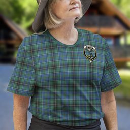 ScotsTee Shop Scottish MacInnes Ancient Clan Crest Tartan T Shirt for Family Tartan Matching Family T Shirts