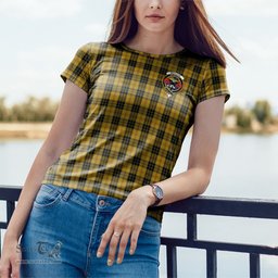 ScotsTee Shop Scottish MacLeod Clan Crest Tartan T Shirt for Family Tartan Matching Family T Shirts