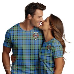 ScotsTee Shop Scottish MacLeod of Harris Ancient Clan Crest Tartan T Shirt for Family Tartan Matching Family T Shirts