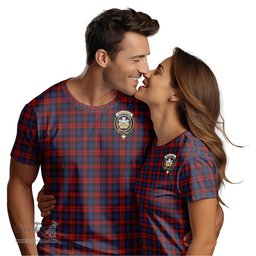 ScotsTee Shop Scottish MacLachlan Clan Crest Tartan T Shirt for Family Tartan Matching Family T Shirts
