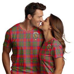 ScotsTee Shop Scottish MacIntosh Modern Clan Crest Tartan T Shirt for Family Tartan Matching Family T Shirts