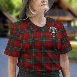 ScotsTee Shop Scottish MacLean Clan Crest Tartan T Shirt for Family Tartan Matching Family T Shirts