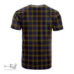ScotsTee Shop Scottish MacLellan Modern Clan Crest Tartan T Shirt for Family Tartan Matching Family T Shirts
