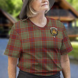 ScotsTee Shop Scottish MacGillivray Hunting Ancient Clan Crest Tartan T Shirt for Family Tartan Matching Family T Shirts
