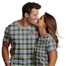 ScotsTee Shop Scottish MacNaughton Dress Clan Crest Tartan T Shirt for Family Tartan Matching Family T Shirts