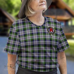 ScotsTee Shop Scottish MacNaughton Dress Clan Crest Tartan T Shirt for Family Tartan Matching Family T Shirts