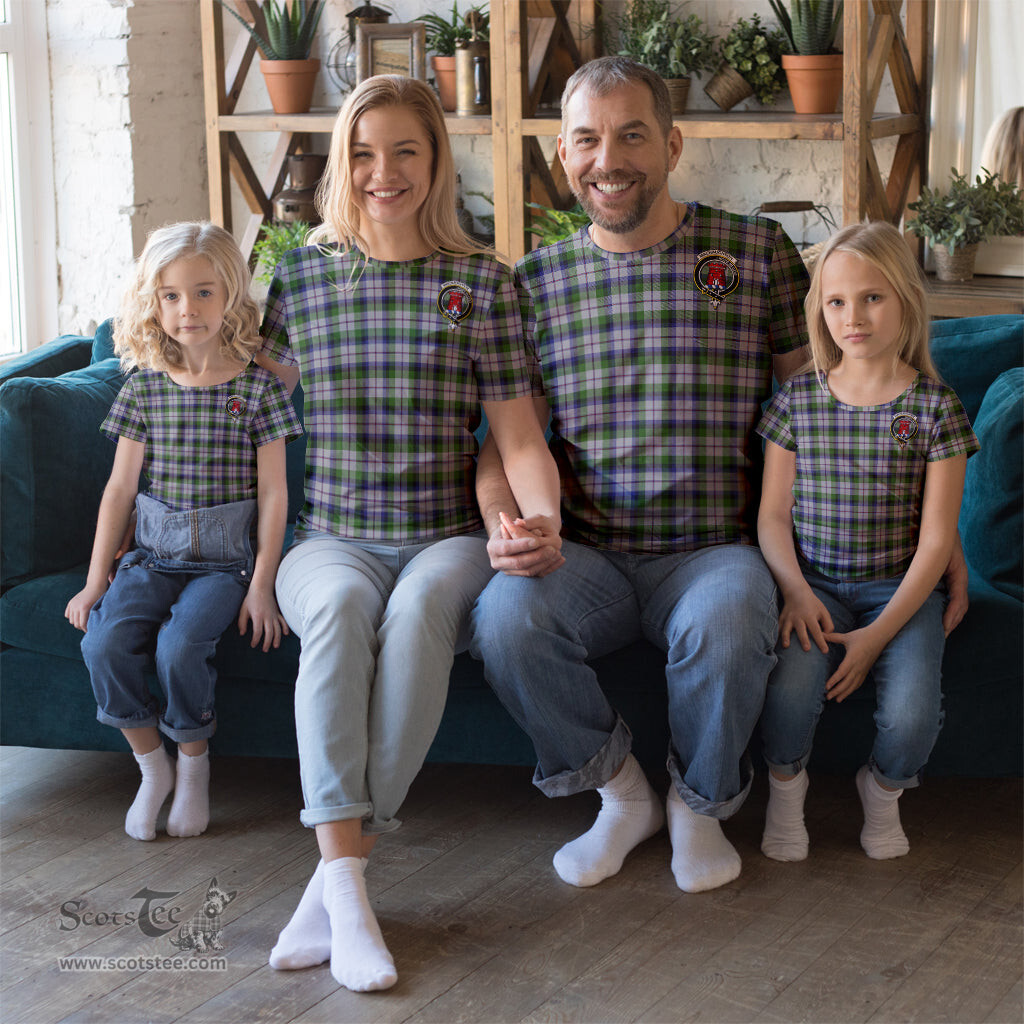 ScotsTee Shop Scottish MacNaughton Dress Clan Crest Tartan T Shirt for Family Tartan Matching Family T Shirts