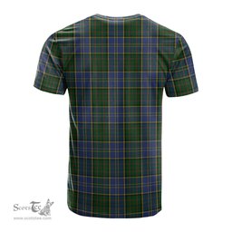ScotsTee Shop Scottish MacMillan Hunting Clan Crest Tartan T Shirt for Family Tartan Matching Family T Shirts