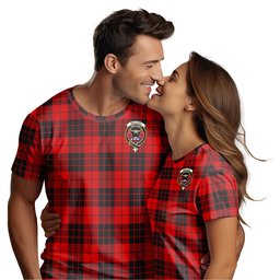 ScotsTee Shop Scottish MacLeod of Raasay Clan Crest Tartan T Shirt for Family Tartan Matching Family T Shirts