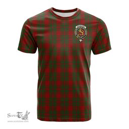 ScotsTee Shop Scottish MacIntosh Red Clan Crest Tartan T Shirt for Family Tartan Matching Family T Shirts
