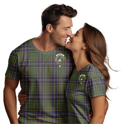 ScotsTee Shop Scottish MacMillan Hunting Modern Clan Crest Tartan T Shirt for Family Tartan Matching Family T Shirts