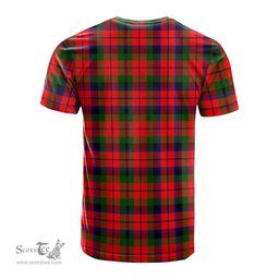 ScotsTee Shop Scottish MacNaughton Modern Clan Crest Tartan T Shirt for Family Tartan Matching Family T Shirts