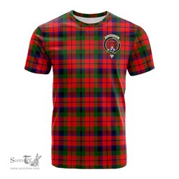 ScotsTee Shop Scottish MacNaughton Modern Clan Crest Tartan T Shirt for Family Tartan Matching Family T Shirts