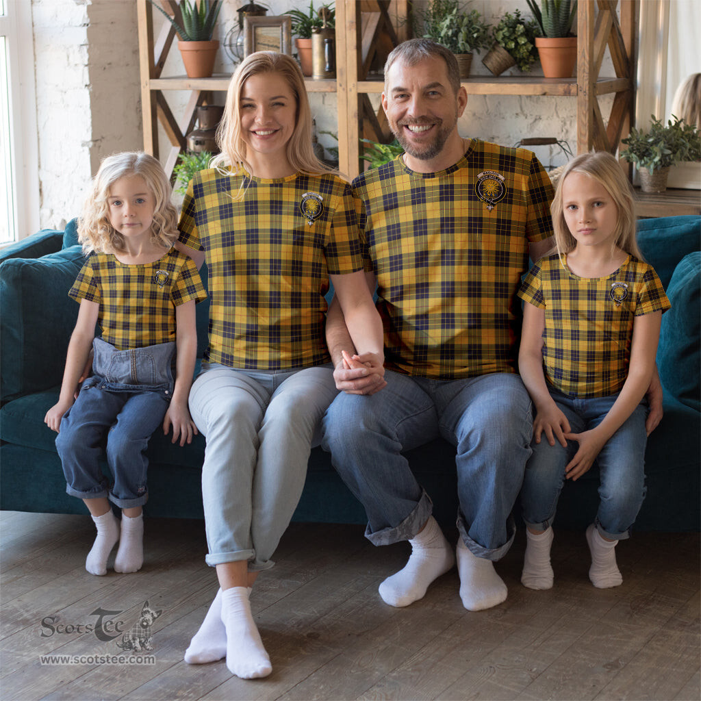ScotsTee Shop Scottish MacLeod of Lewis Ancient Clan Crest Tartan T Shirt for Family Tartan Matching Family T Shirts