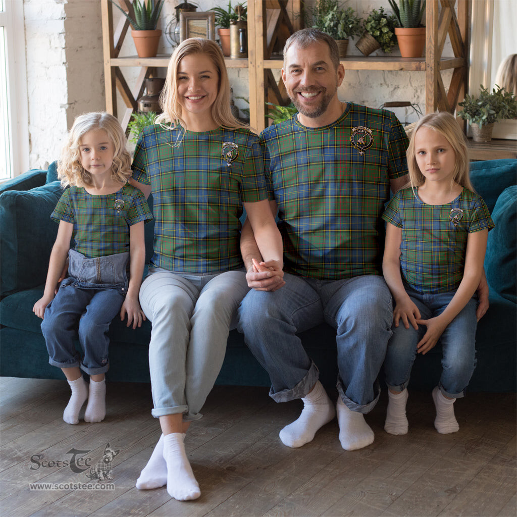 ScotsTee Shop Scottish MacMillan Hunting Ancient Clan Crest Tartan T Shirt for Family Tartan Matching Family T Shirts