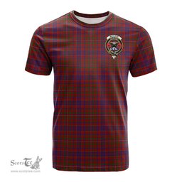 ScotsTee Shop Scottish MacLeod Red Clan Crest Tartan T Shirt for Family Tartan Matching Family T Shirts
