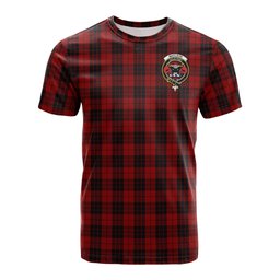 ScotsTee Shop Scottish MacLeod of Raasay Highland Clan Crest Tartan T Shirt for Family Tartan Matching Family T Shirts