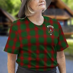 ScotsTee Shop Scottish Middleton Clan Crest Tartan T Shirt for Family Tartan Matching Family T Shirts