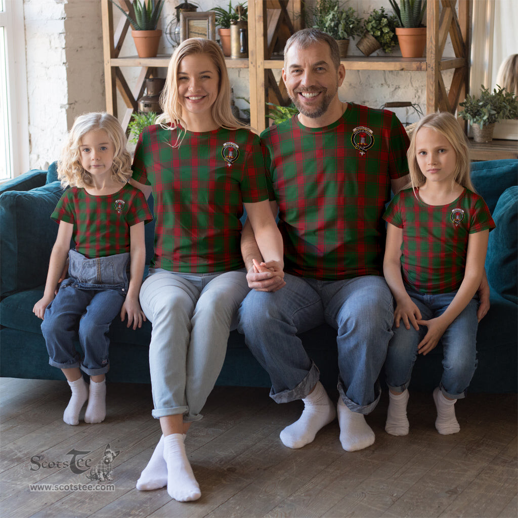 ScotsTee Shop Scottish Middleton Clan Crest Tartan T Shirt for Family Tartan Matching Family T Shirts
