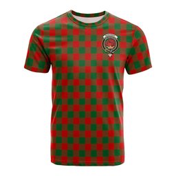 ScotsTee Shop Scottish Moncrieff Modern Clan Crest Tartan T Shirt for Family Tartan Matching Family T Shirts
