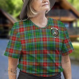 ScotsTee Shop Scottish Muirhead Clan Crest Tartan T Shirt for Family Tartan Matching Family T Shirts