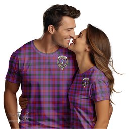 ScotsTee Shop Scottish Montgomery Modern Clan Crest Tartan T Shirt for Family Tartan Matching Family T Shirts