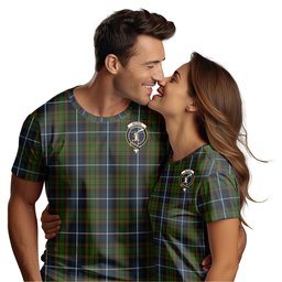 ScotsTee Shop Scottish MacRae Hunting Clan Crest Tartan T Shirt for Family Tartan Matching Family T Shirts
