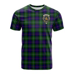 ScotsTee Shop Scottish MacThomas Modern Clan Crest Tartan T Shirt for Family Tartan Matching Family T Shirts