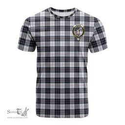 ScotsTee Shop Scottish MacRae Dress Modern Clan Crest Tartan T Shirt for Family Tartan Matching Family T Shirts