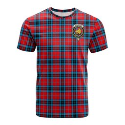 ScotsTee Shop Scottish MacTavish Modern Clan Crest Tartan T Shirt for Family Tartan Matching Family T Shirts