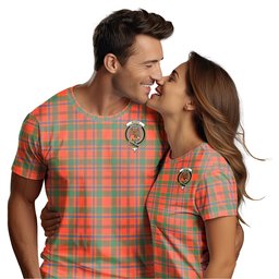 ScotsTee Shop Scottish Munro Ancient Clan Crest Tartan T Shirt for Family Tartan Matching Family T Shirts