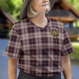ScotsTee Shop Scottish MacPherson Hunting Ancient Clan Crest Tartan T Shirt for Family Tartan Matching Family T Shirts