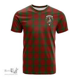 ScotsTee Shop Scottish MacQuarrie Clan Crest Tartan T Shirt for Family Tartan Matching Family T Shirts