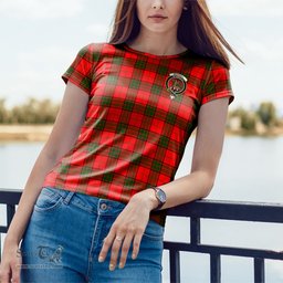 ScotsTee Shop Scottish Maxwell Modern Clan Crest Tartan T Shirt for Family Tartan Matching Family T Shirts
