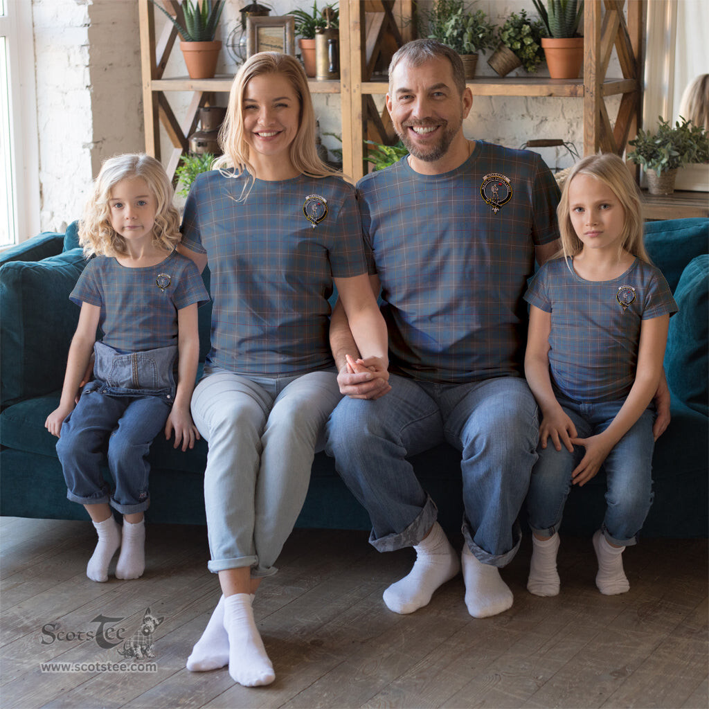 ScotsTee Shop Scottish McKerrell of Hillhouse Dress Clan Crest Tartan T Shirt for Family Tartan Matching Family T Shirts
