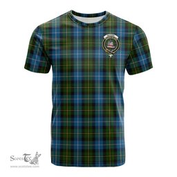 ScotsTee Shop Scottish MacNeil of Barra Clan Crest Tartan T Shirt for Family Tartan Matching Family T Shirts