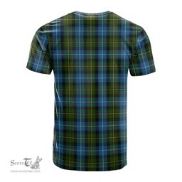 ScotsTee Shop Scottish MacNeil of Barra Clan Crest Tartan T Shirt for Family Tartan Matching Family T Shirts