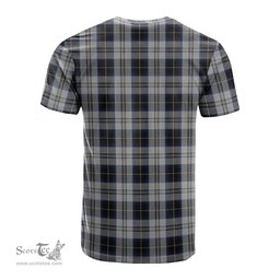ScotsTee Shop Scottish Menzies Black Dress Clan Crest Tartan T Shirt for Family Tartan Matching Family T Shirts