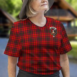 ScotsTee Shop Scottish Matheson Modern Clan Crest Tartan T Shirt for Family Tartan Matching Family T Shirts