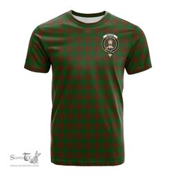 ScotsTee Shop Scottish Menzies Clan Crest Tartan T Shirt for Family Tartan Matching Family T Shirts