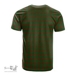 ScotsTee Shop Scottish Menzies Clan Crest Tartan T Shirt for Family Tartan Matching Family T Shirts