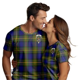 ScotsTee Shop Scottish Muir Clan Crest Tartan T Shirt for Family Tartan Matching Family T Shirts