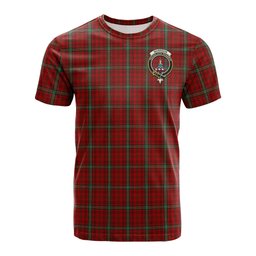 ScotsTee Shop Scottish Morrison Red Clan Crest Tartan T Shirt for Family Tartan Matching Family T Shirts